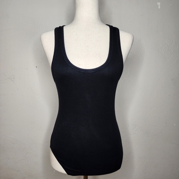 Agolde Tops - AGOLDE Rib Tank Bodysuit in Black Size Small